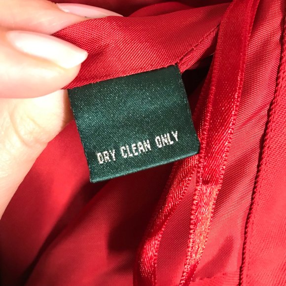 Lauren Ralph Lauren Rust Orange High Rise Wide Leg 32" Inseam 100% Silk Pant - Picture 6 of 11